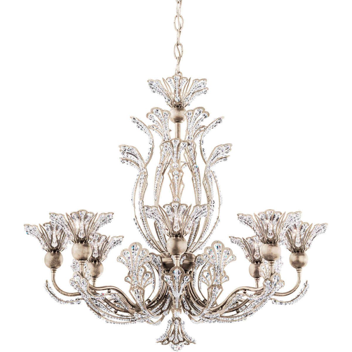Rivenna 8 Light Crystal Chandelier 26"