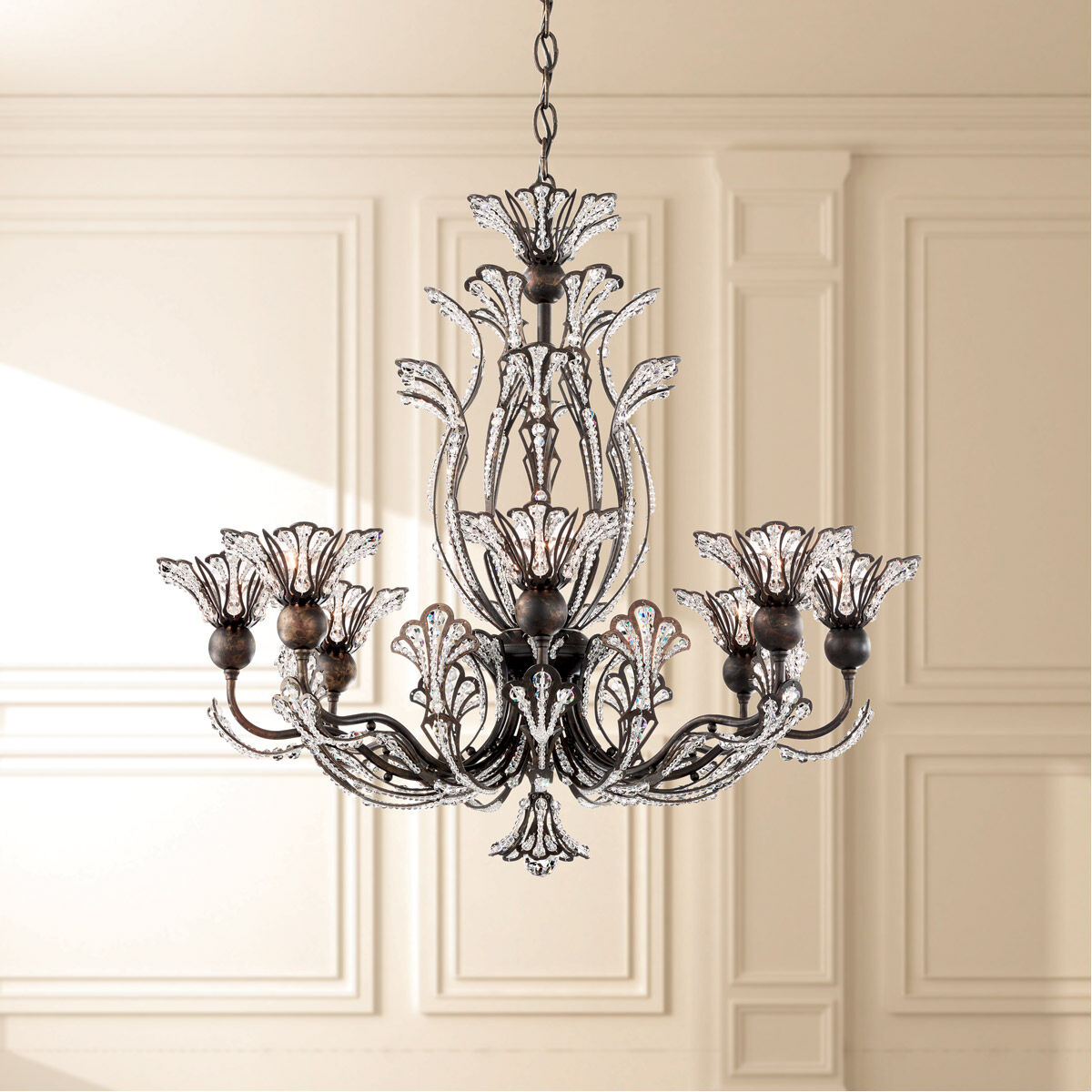 Rivenna 8 Light Crystal Chandelier 26"