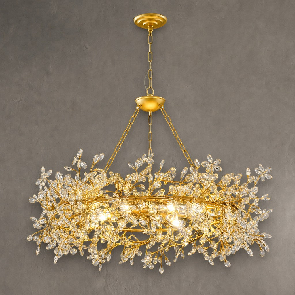 Rowan Twig Modern Round Chandelier 39"D