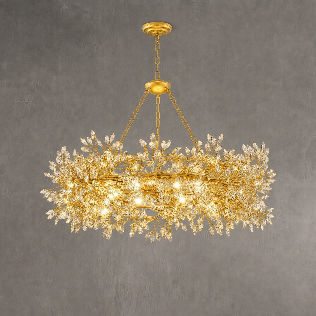 Rowan Twig Round Pendant 31.5"D