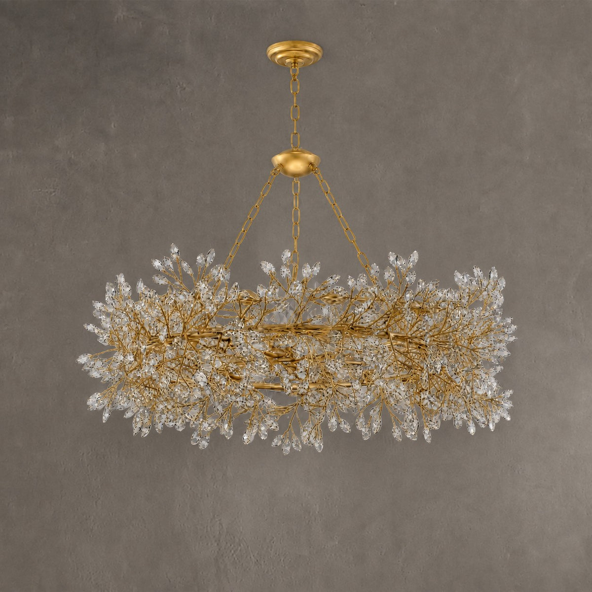 Rowan Twig Round Pendant 31.5"D