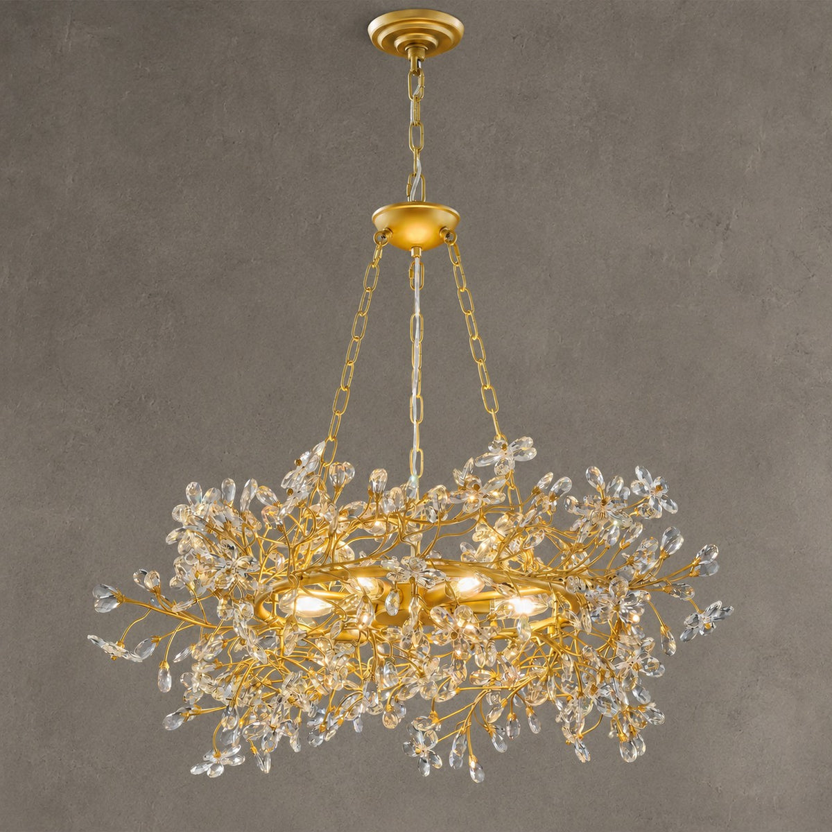 Rowan Twig Round Pendant 31.5"D