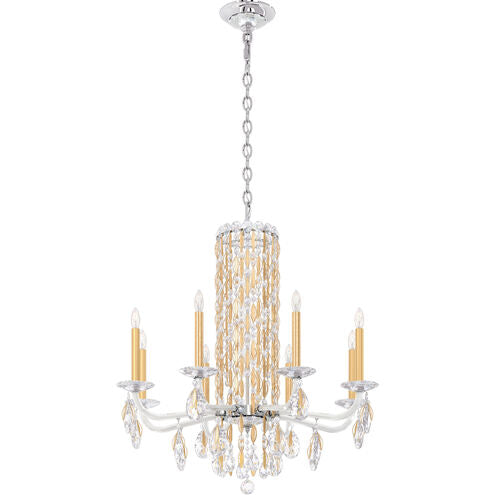 Savona 8-light crystal chandelier 30"