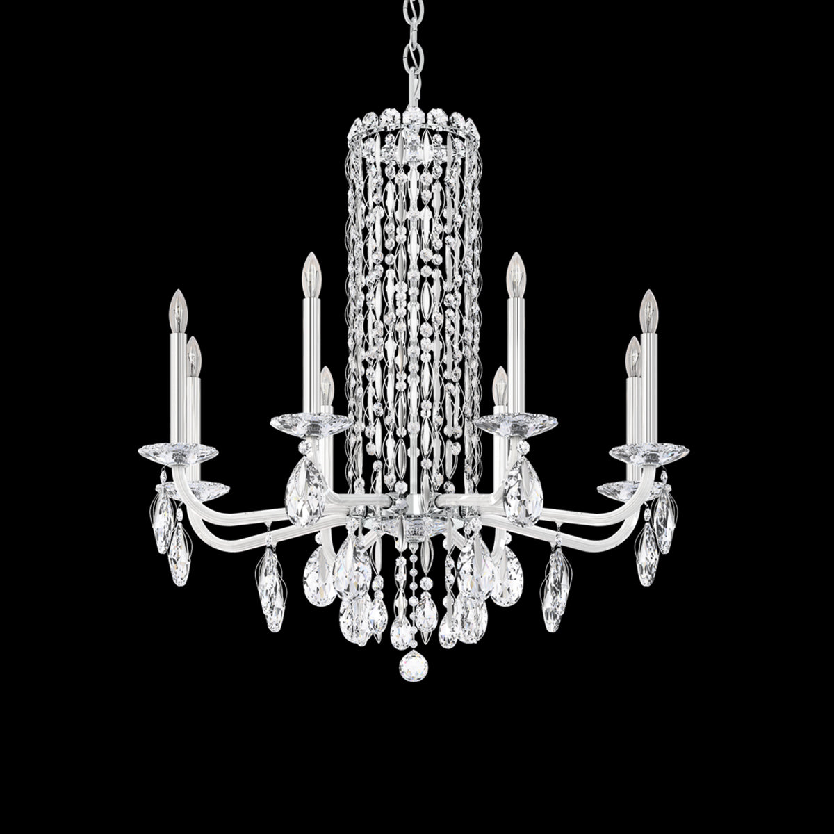 Savona 8-light crystal chandelier 30"