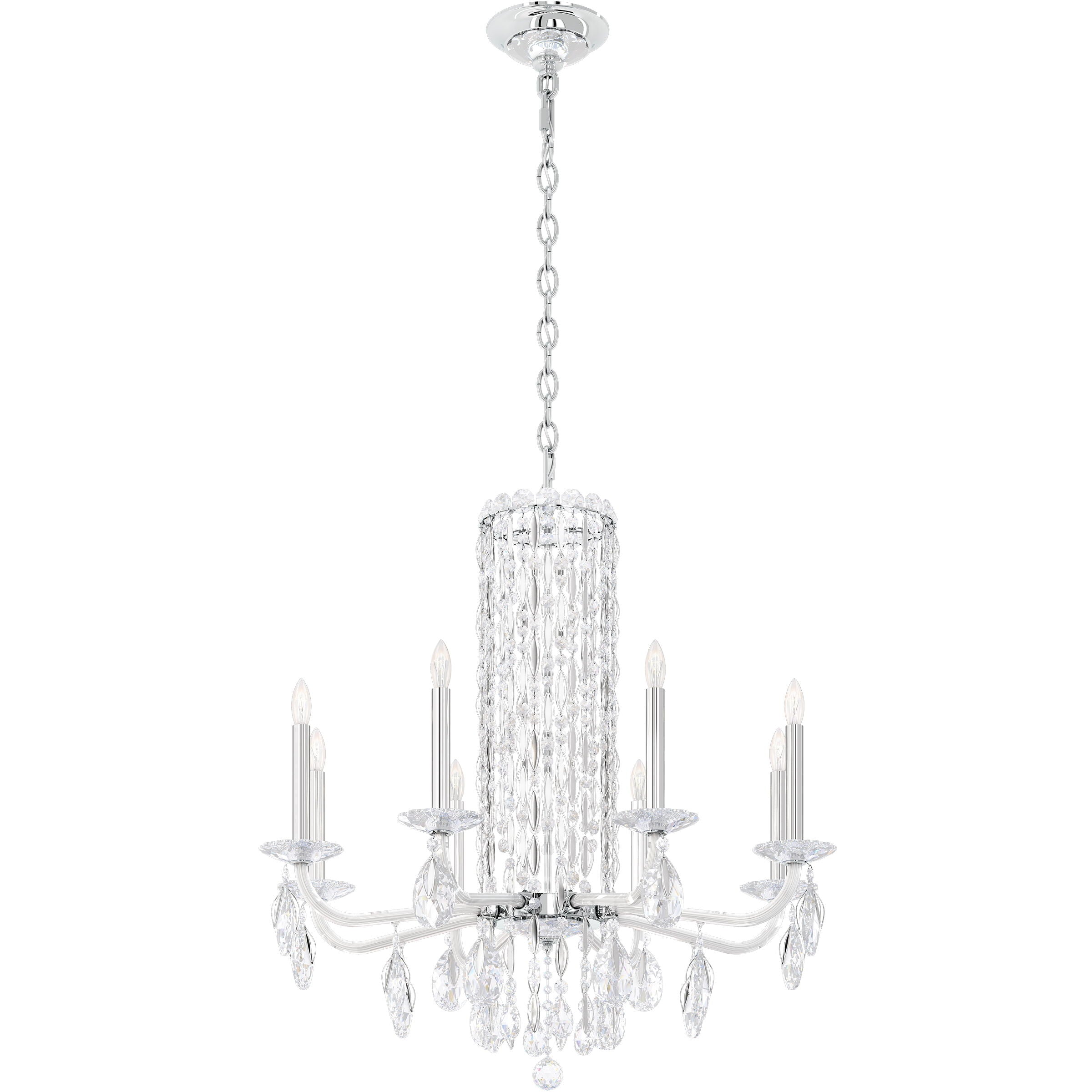 Savona 8-light crystal chandelier 30"