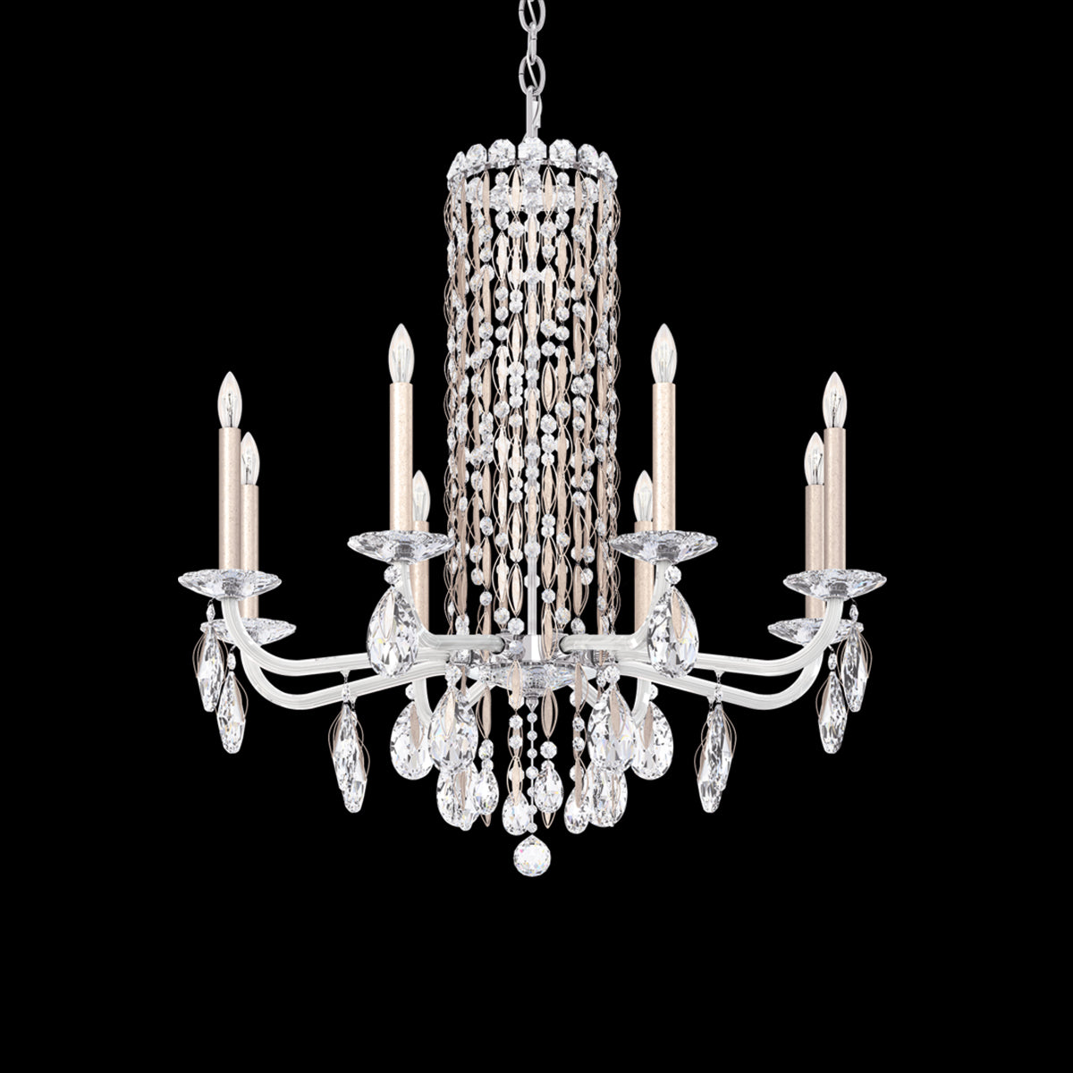 Savona 8-light crystal chandelier 30"