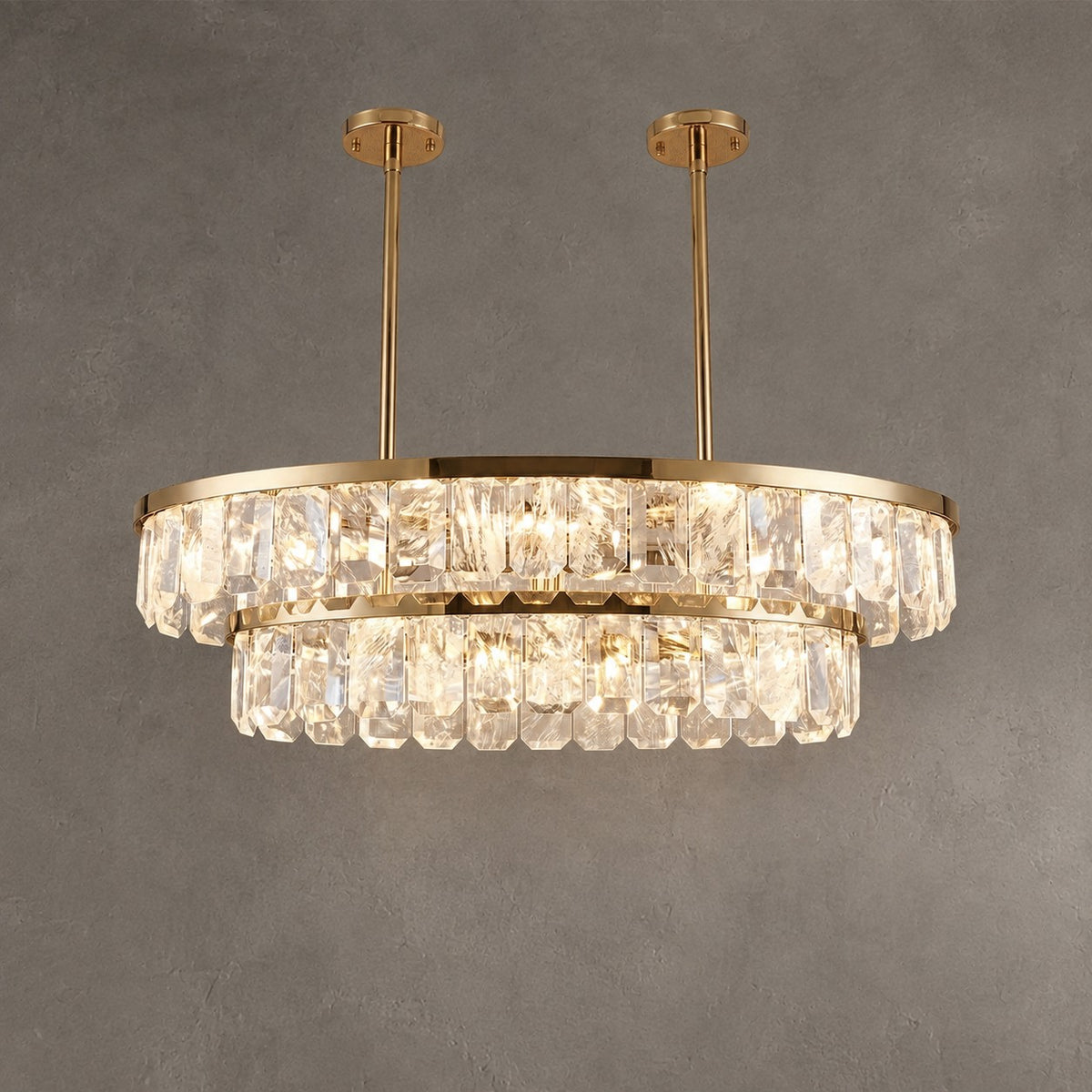 Selene Linear Crystal Chandelier