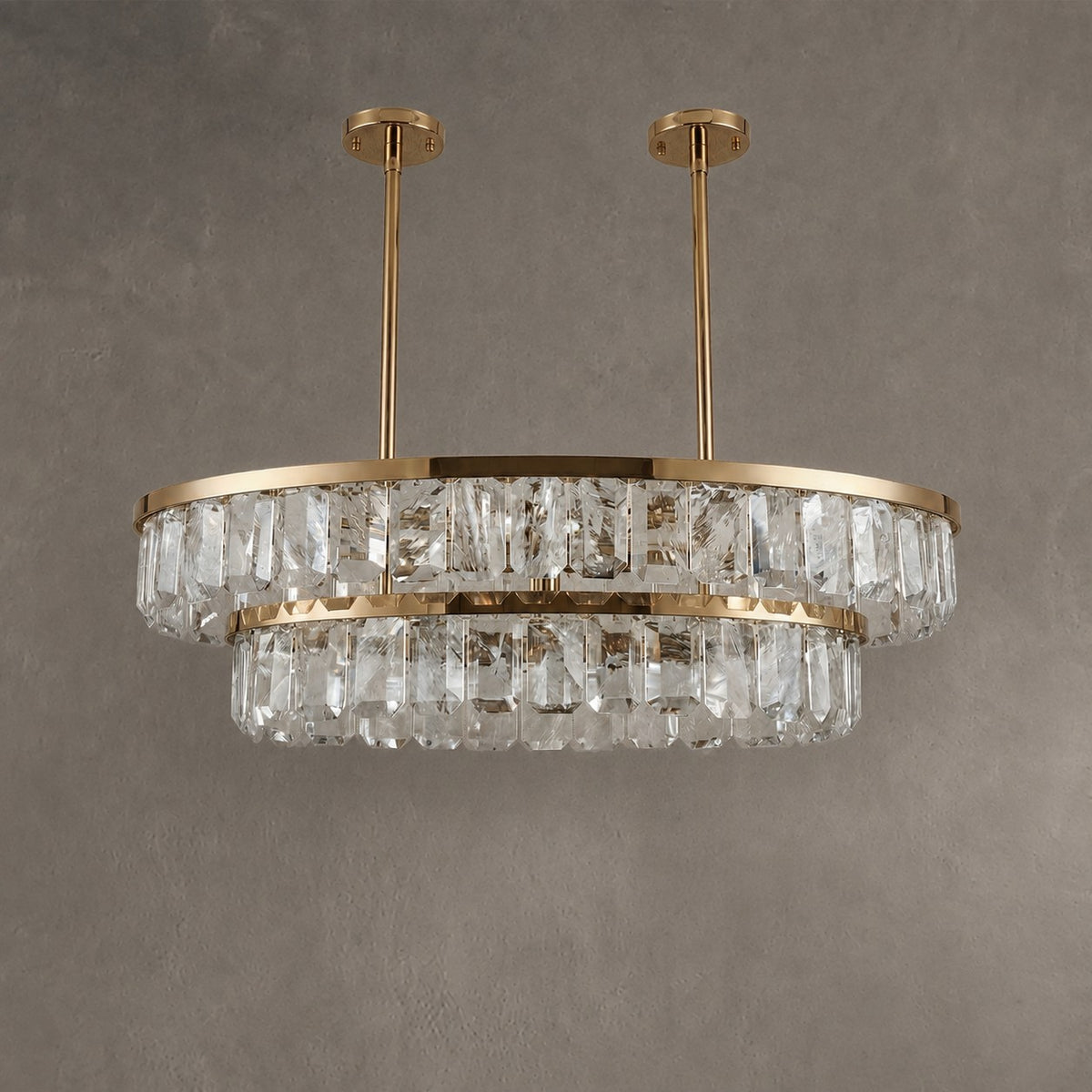 Selene Linear Crystal Chandelier