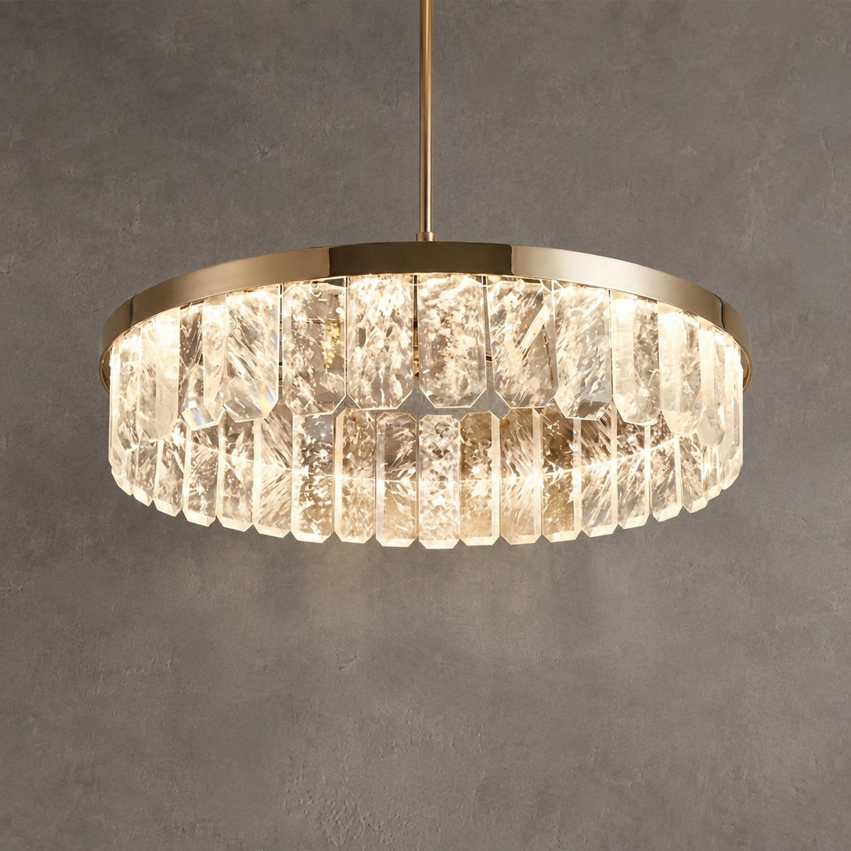 Selene Round Crystal Chandelier