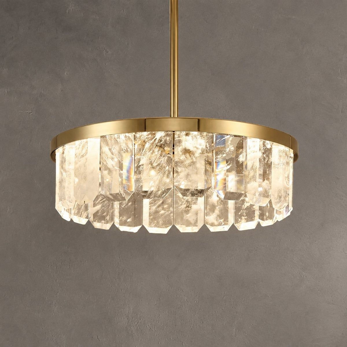 Selene Round Crystal Chandelier