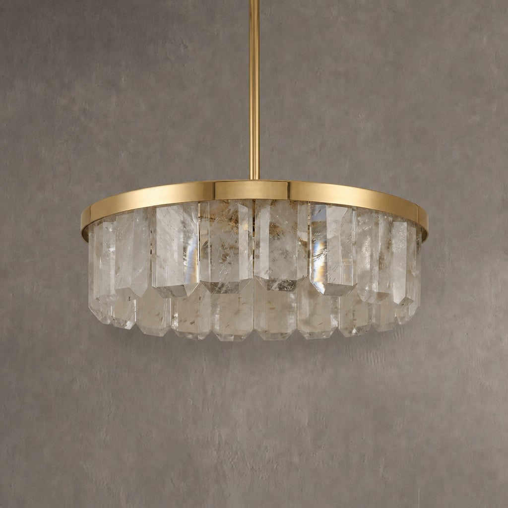Selene Round Crystal Chandelier