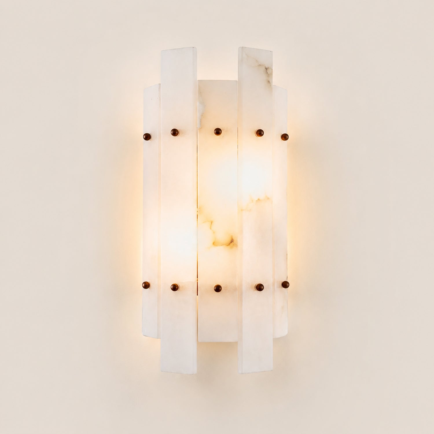 Simona Alabaster Wall Lamp Ruby