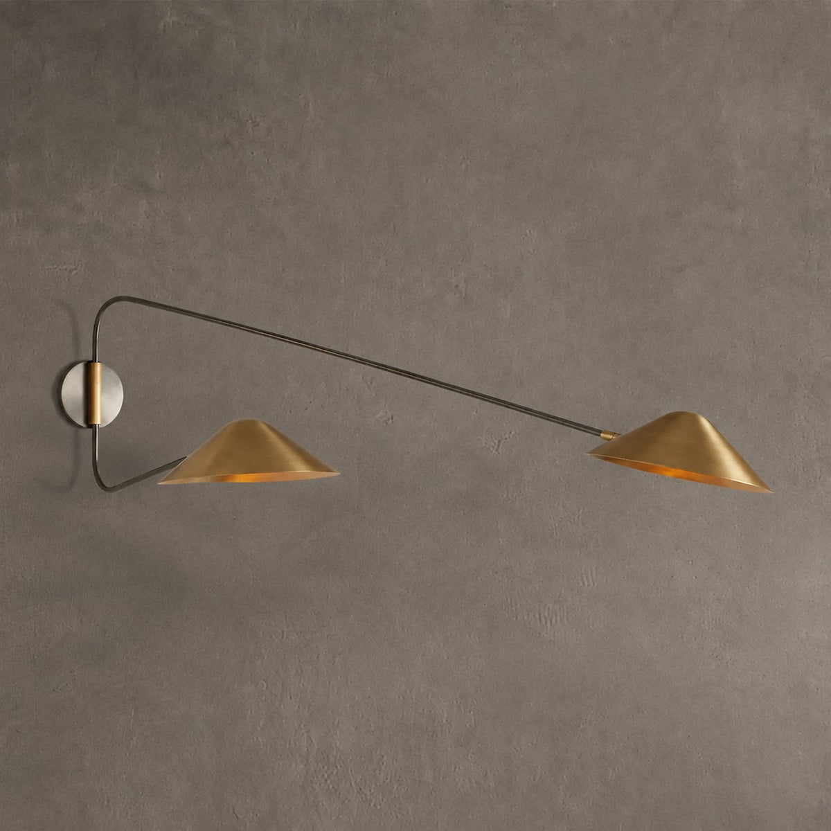 Sirvane Long Arm 2-Light Wall Sconce