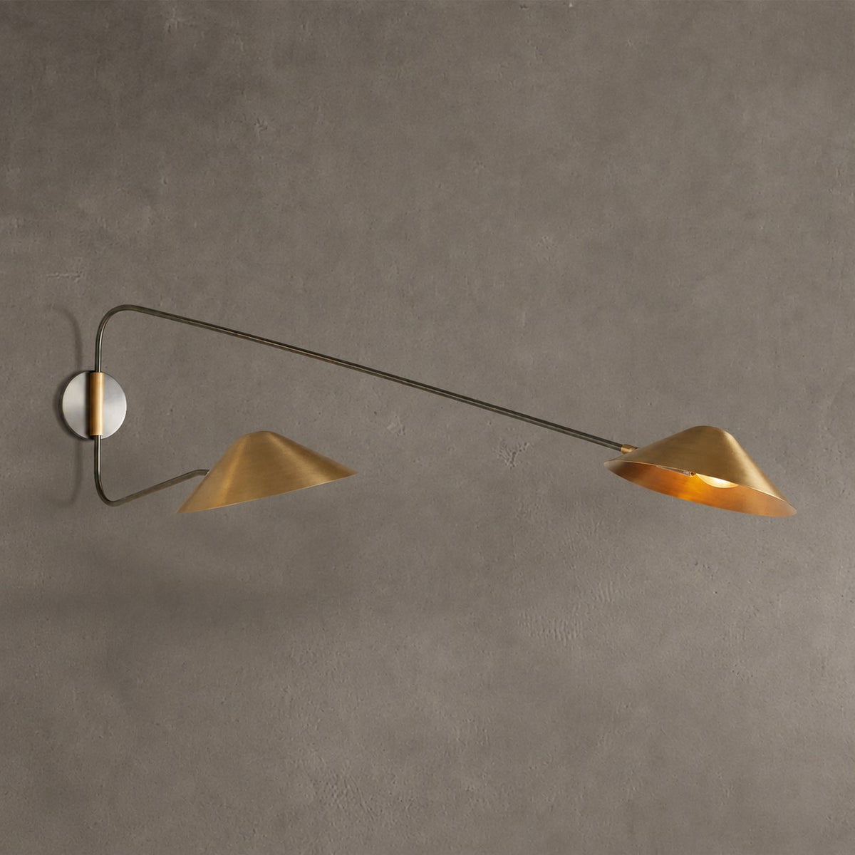 Sirvane Long Arm 2-Light Wall Sconce