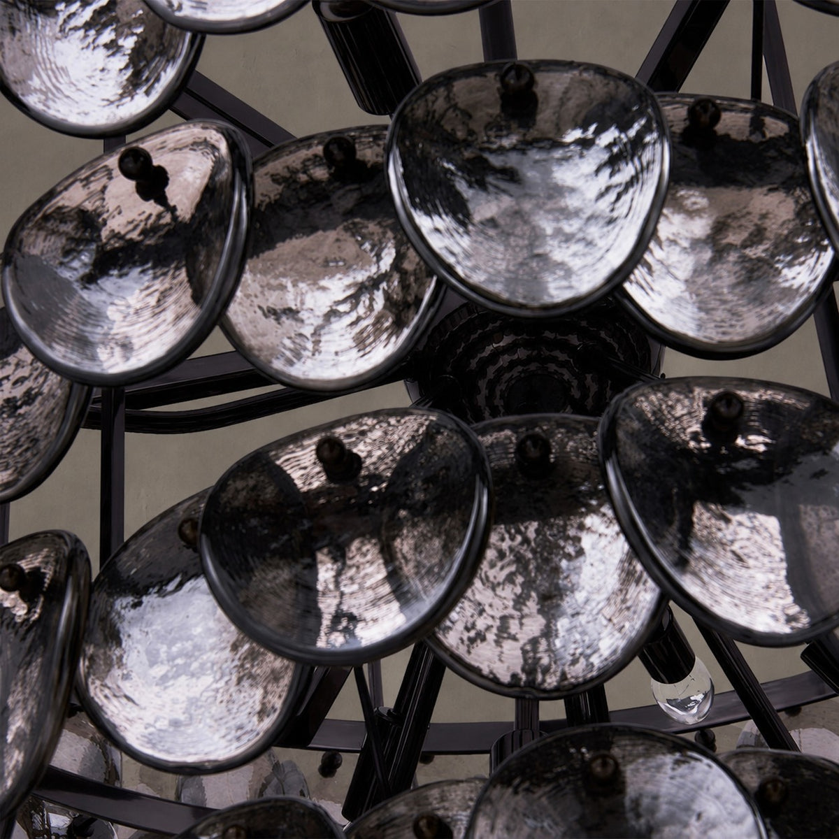 Uroko Fish-Scale Glass Chandelier