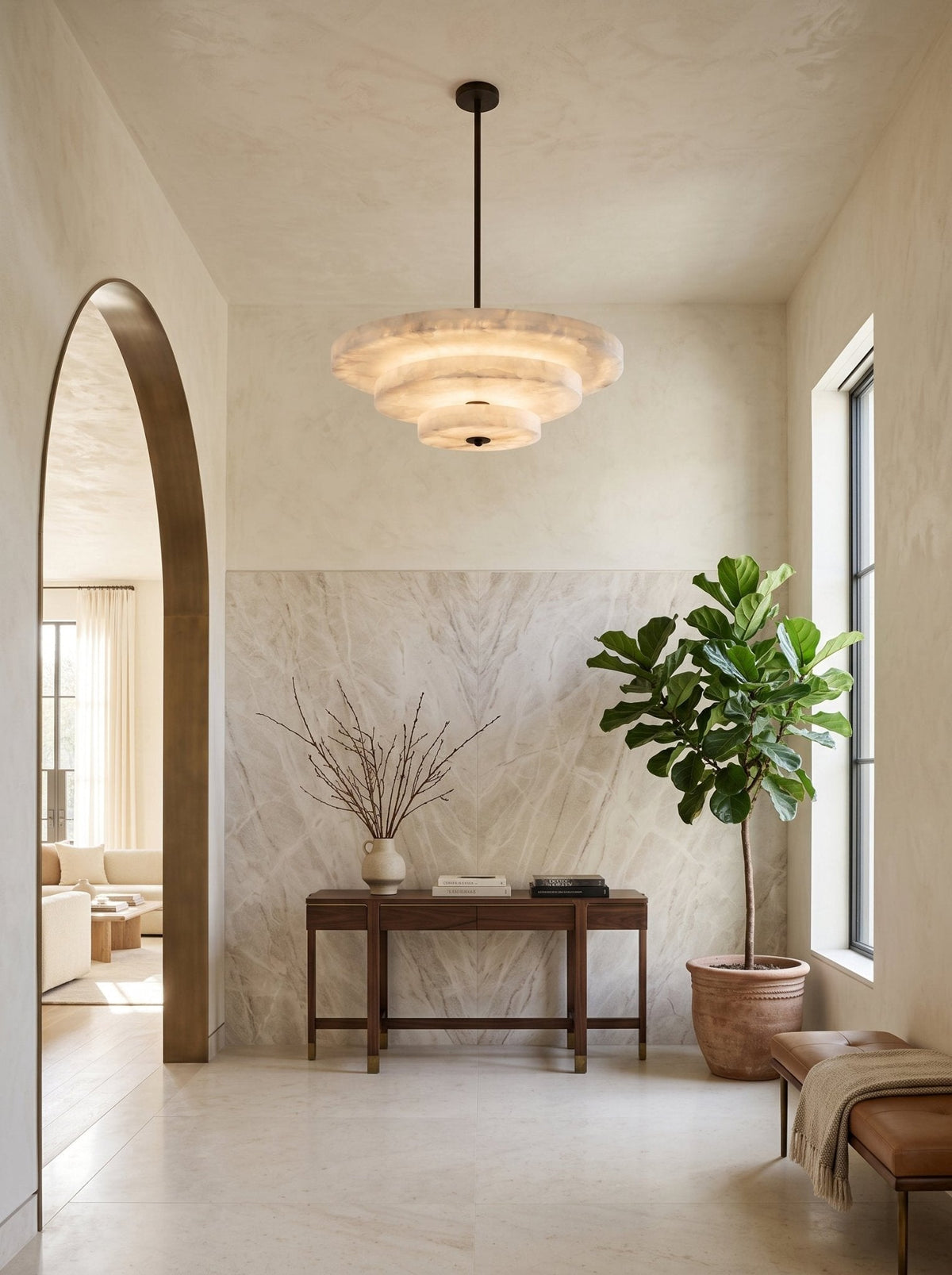 Ice Queen Alabaster Chandelier - Vakkerlight