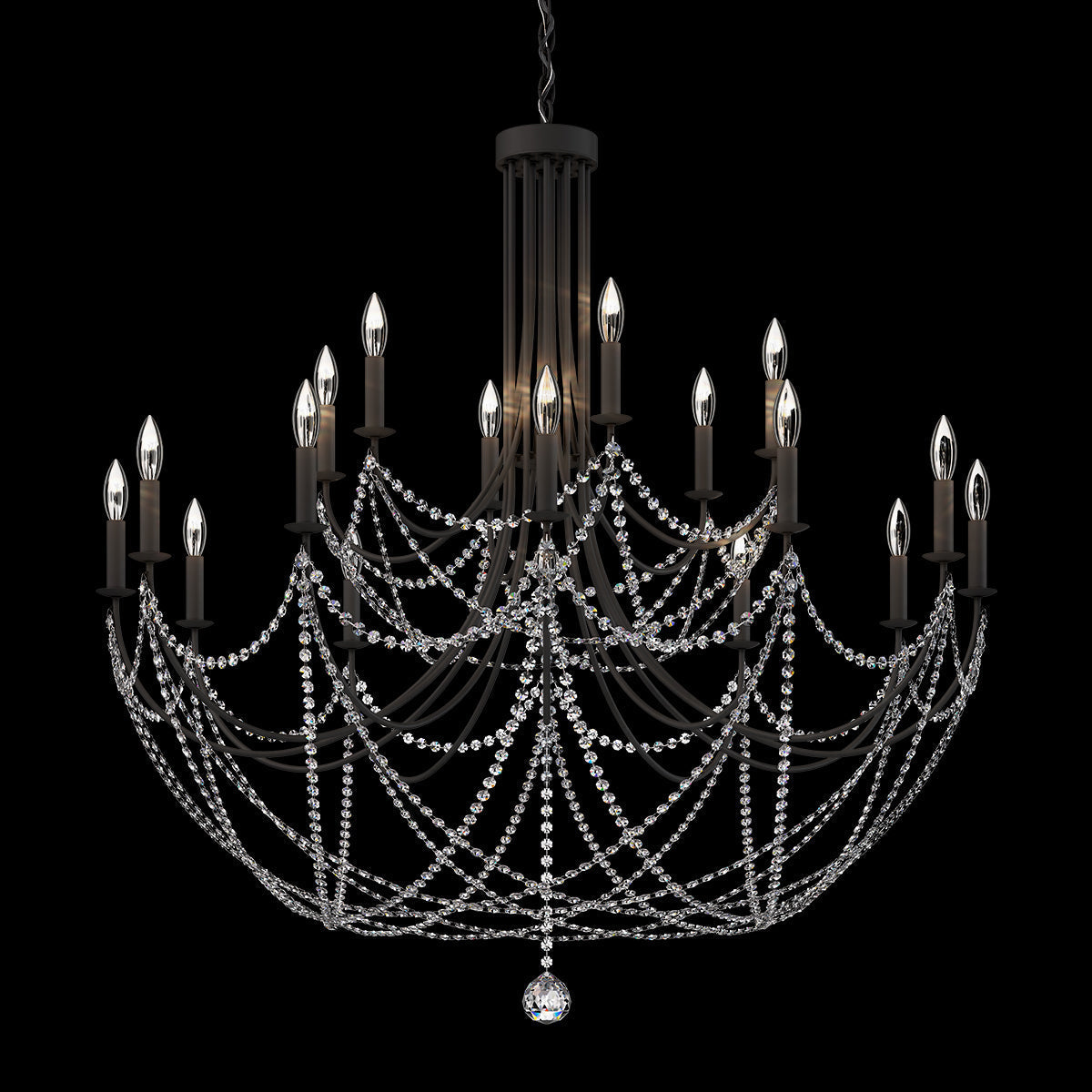 Verdella Half Circle Chandelier 43"