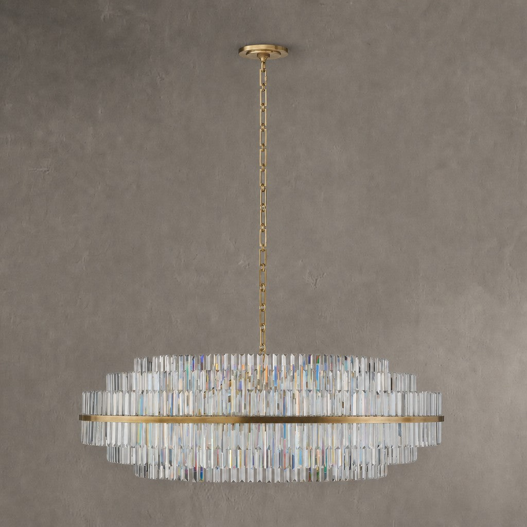 Vienna Round Crystal Chandelier 22"/48"