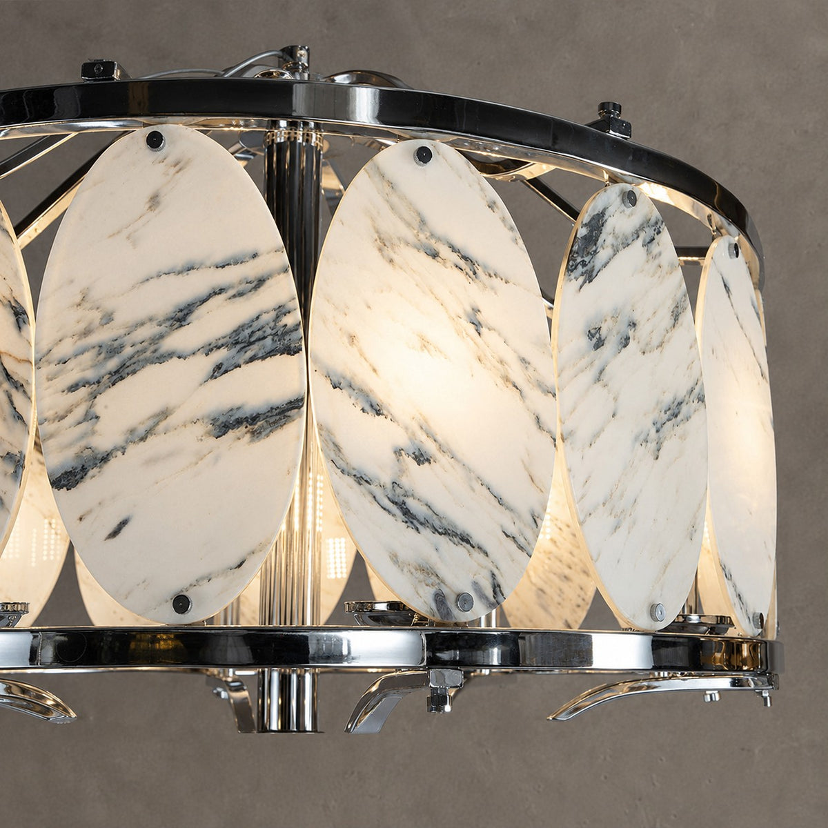 Vintage Lantern Luxury Stone Chandelier