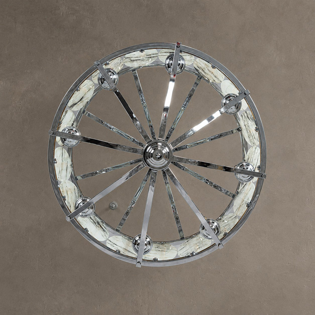 Vintage Lantern Luxury Stone Chandelier