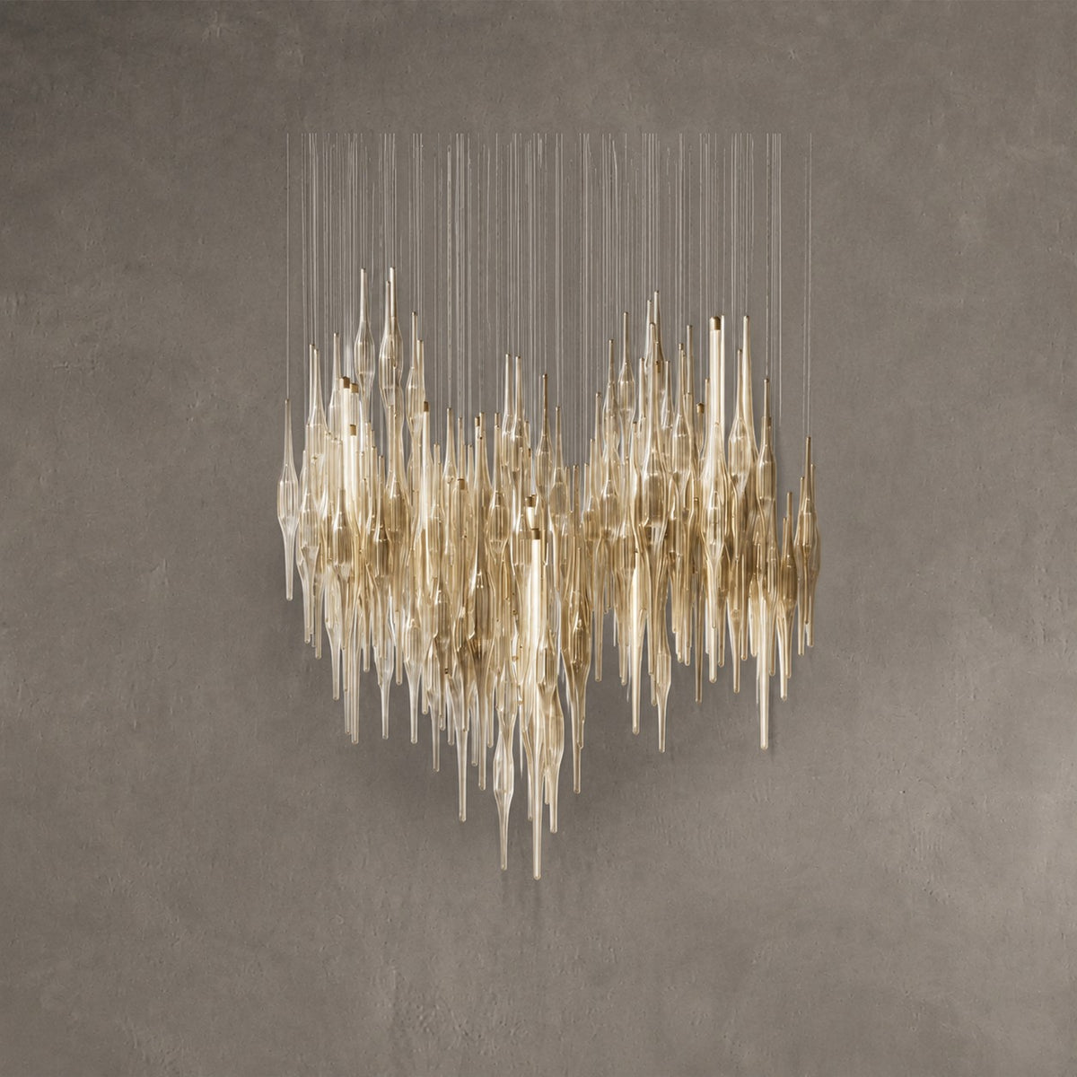 Vitara Glass Drop Chandelier