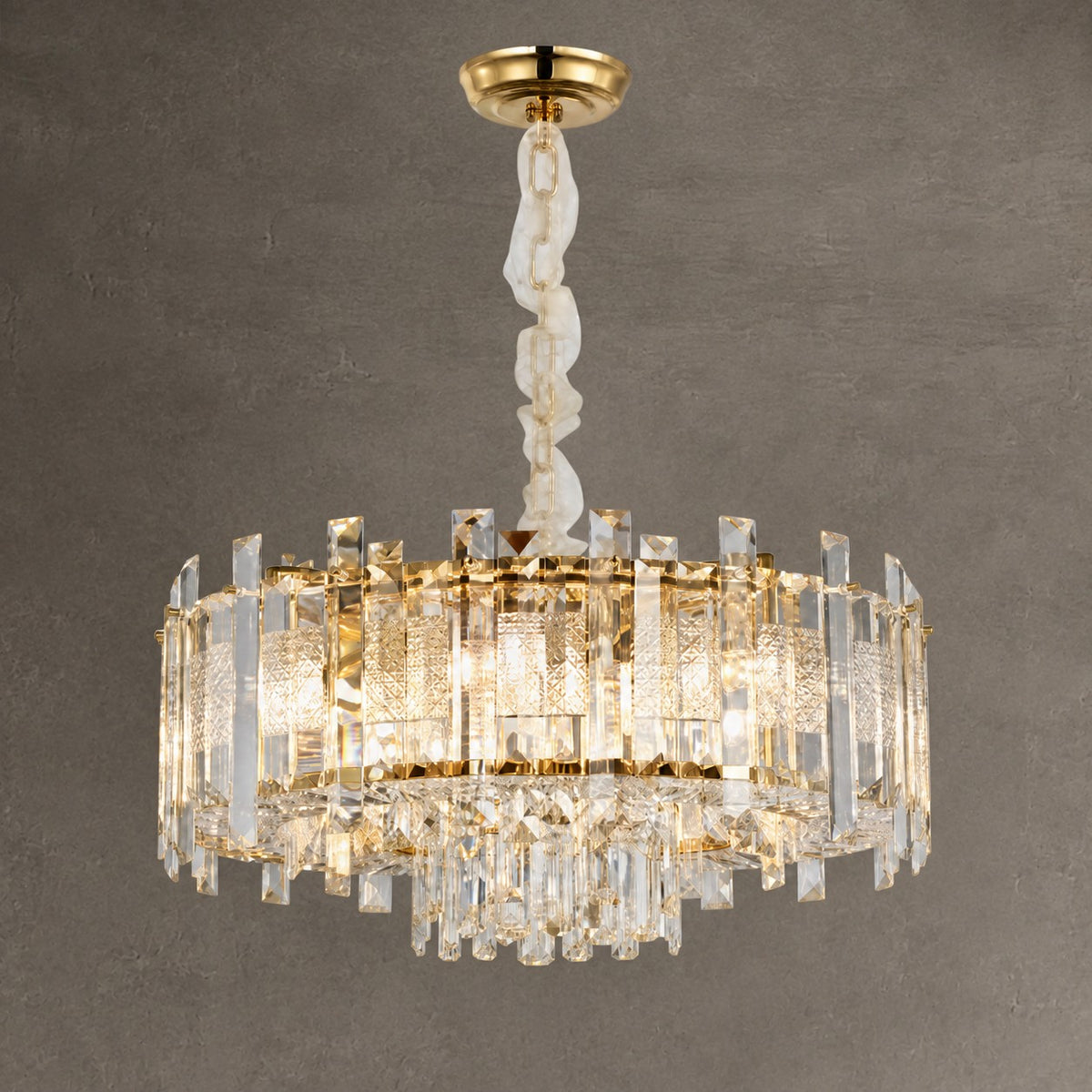 Voluta Crystal Chandelier