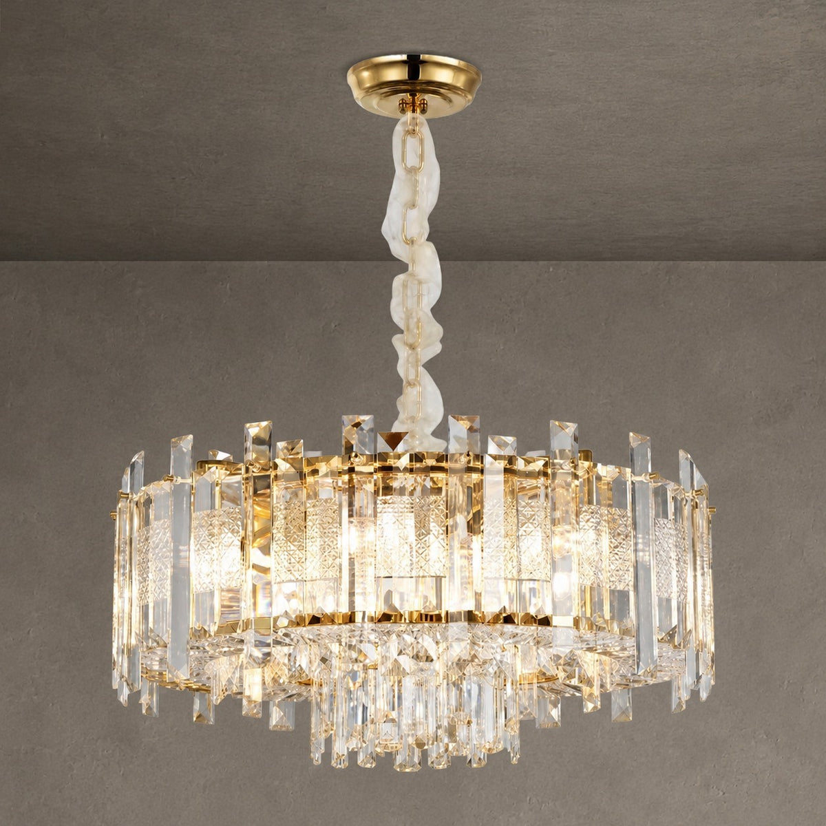 Voluta Crystal Chandelier