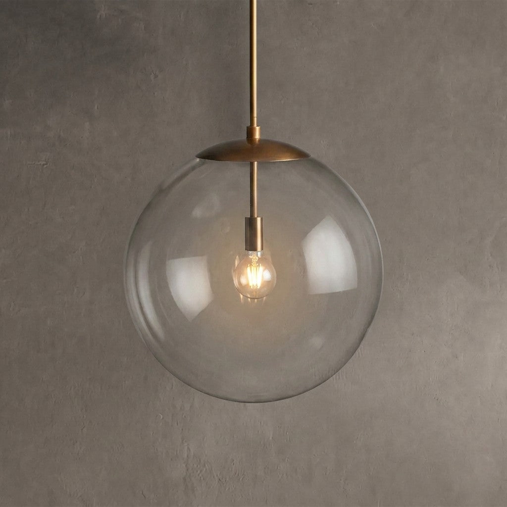 Westvane Globe Pendant with Chain
