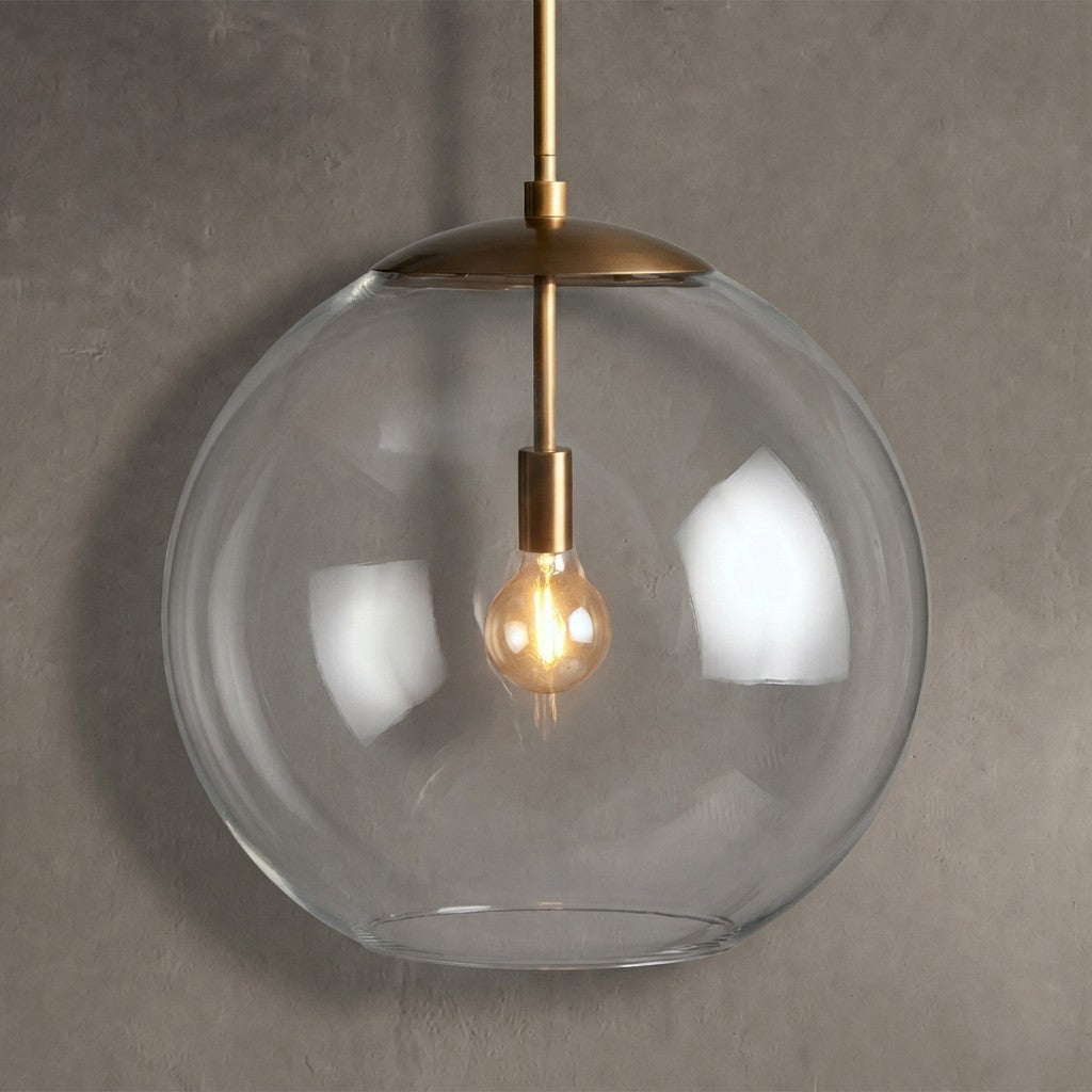 Westvane Globe Pendant with Chain