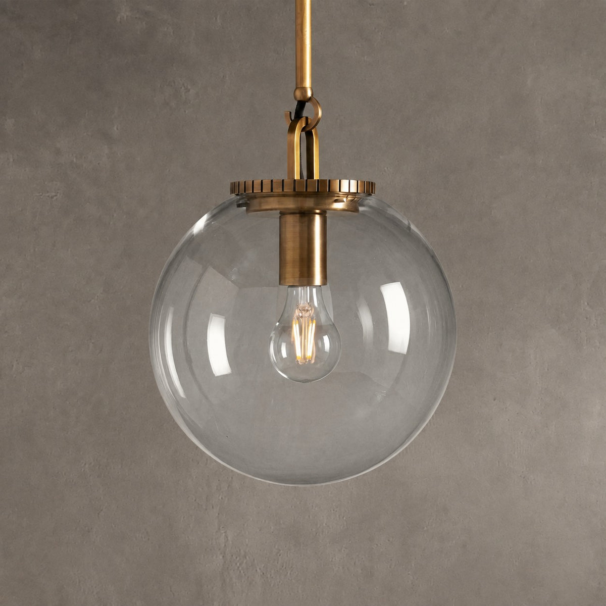 Westvane Globe Pendant with Rod
