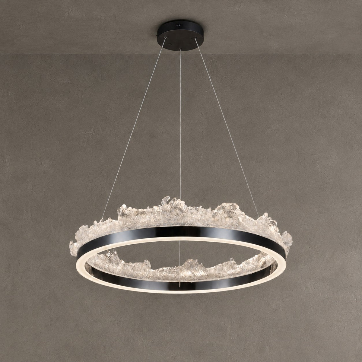 Wind & Wave Modern Sculptural Pendant Light