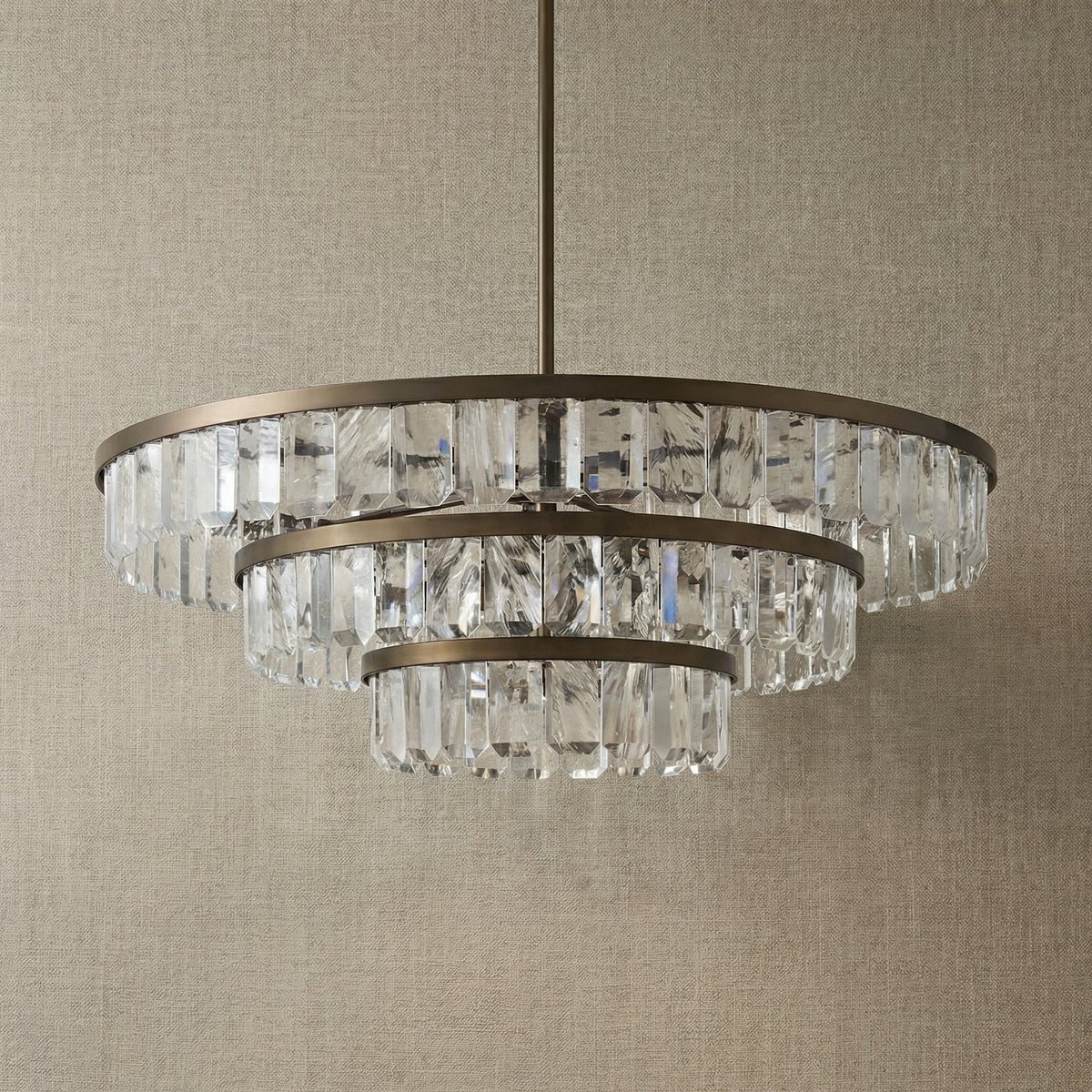 Yiosi Series Crystal Pendant Light Style B - dark