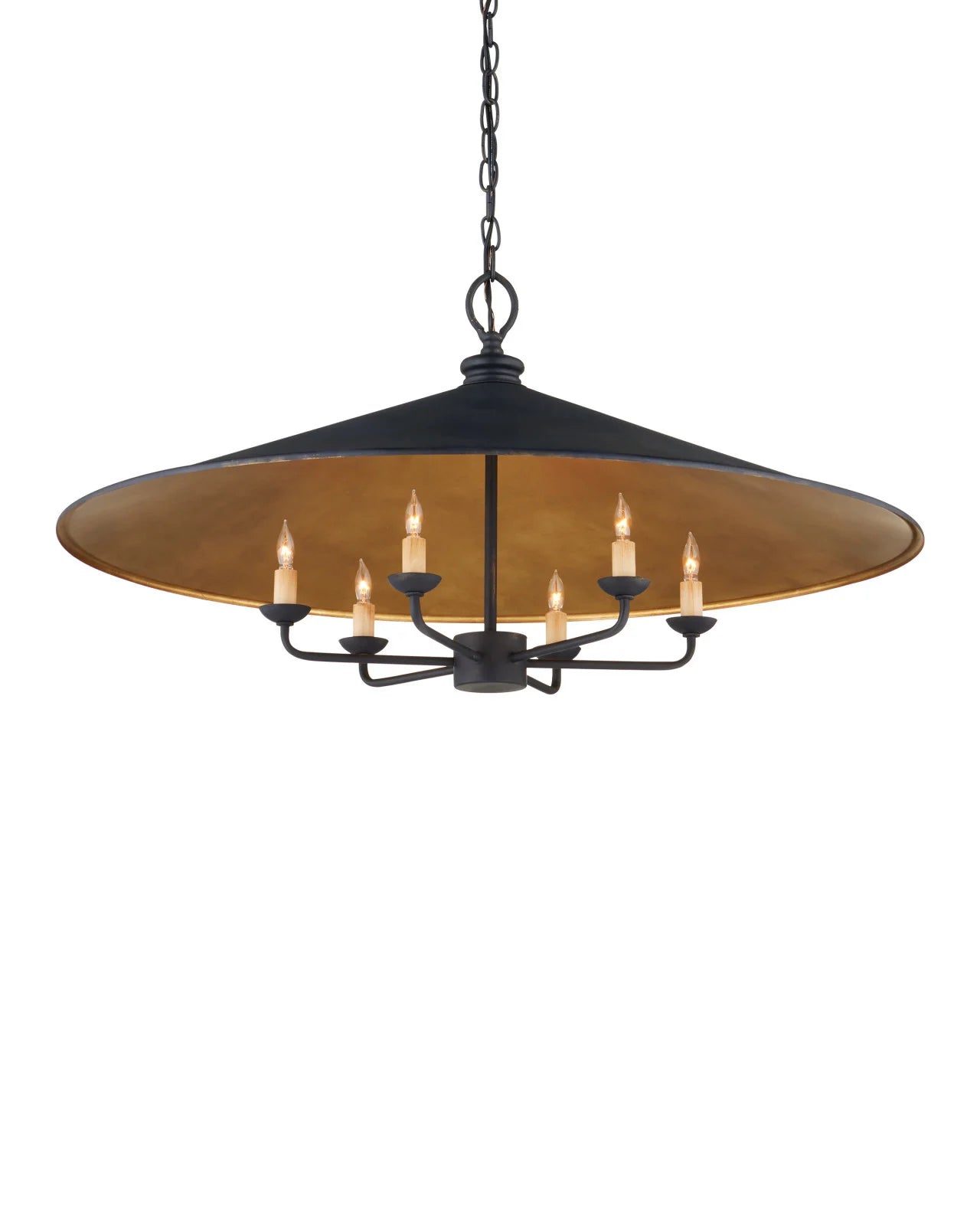 Veritas Black Chandelier 36'' For living room, bedroom, Foyer Entryway