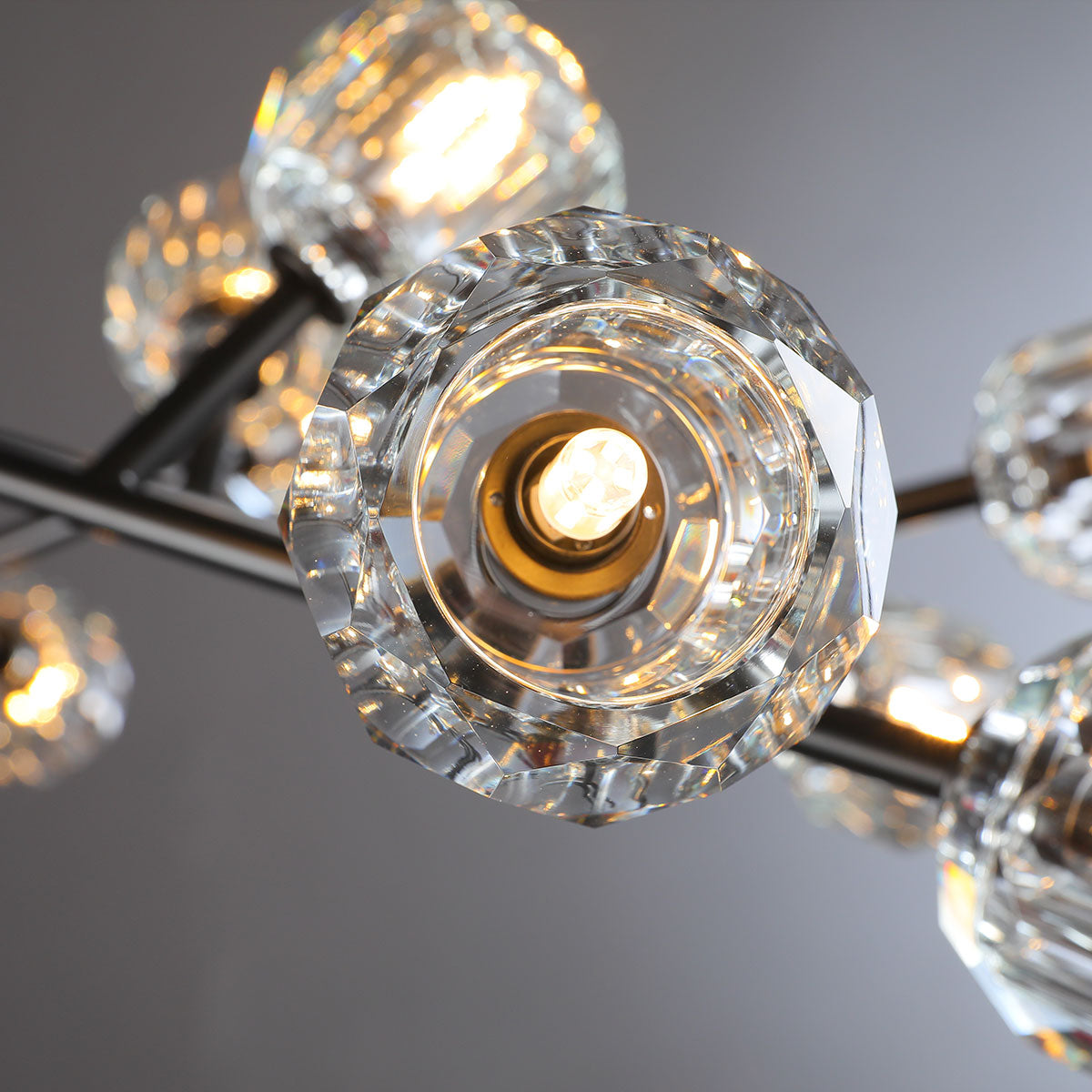 Bolura Crystal Ball Round Chandelier