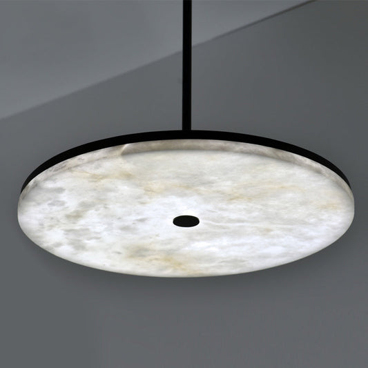 Hazel Contemporary Alabaster Pendant Light for Living and Dining Spaces