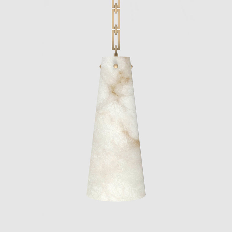 Cassie 5 Lights Handcrafted Alabaster Pendant, Luxury Modern Pendant Light