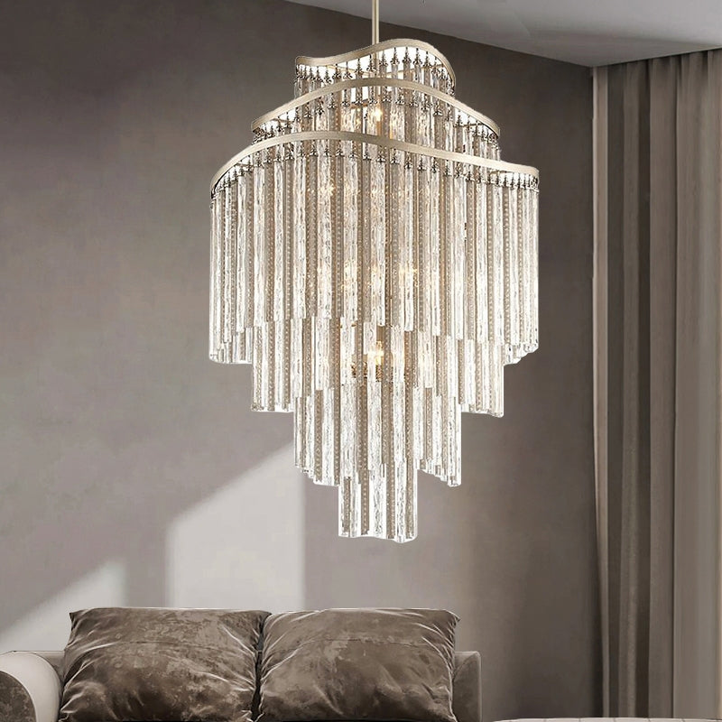 chandelier,chandeliers,tassel,glass,metal,extra large,large,huge,big,foyer,villa,duplex hall,living room