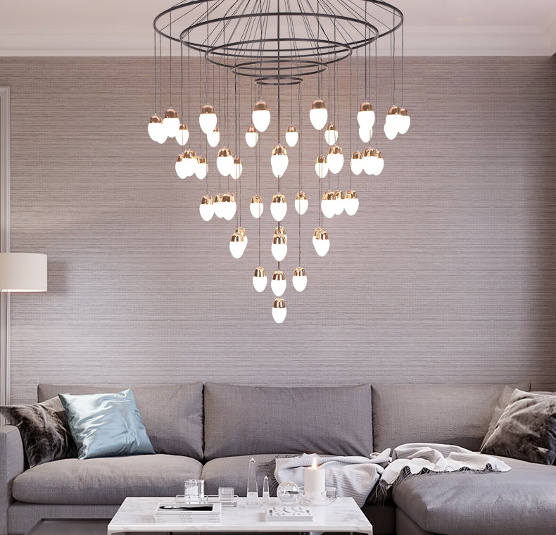 Extra Large Post-Modern Multi-tier Chandelier for High-ceiling Room/Stairs