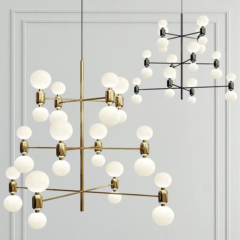 Aballs 3 Tier Chandelier,Aballs Chandelier Hanging Lamp,Aballs Chandelier 12,chandelier,chandeliers,pendant,lamp,ball,minimalist,gold,black,white,copper,chrome,silver,tiers