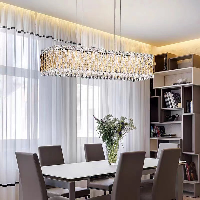 chandelier,chandeliers,crystal,leaves,leaf,rectangle,gold,chrome,living room,dining room,kitchen island,.dining bar