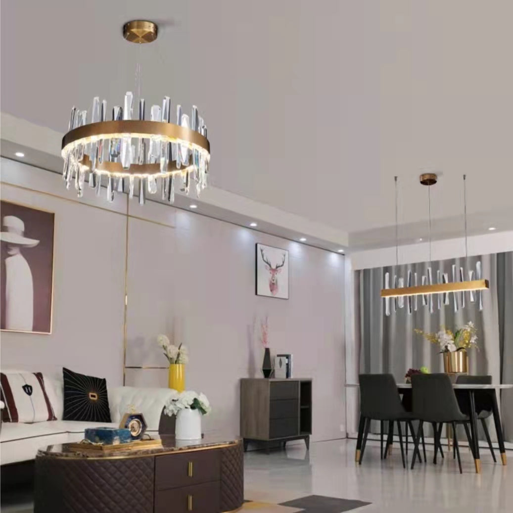 Crystal Chandelier For Dining Room Unique Style Crystal Pendant Light