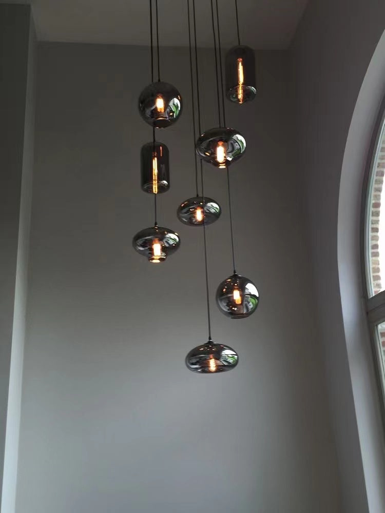 Modern Pendant Fixture light For 2 Story Foyer /Enterway /Staircase