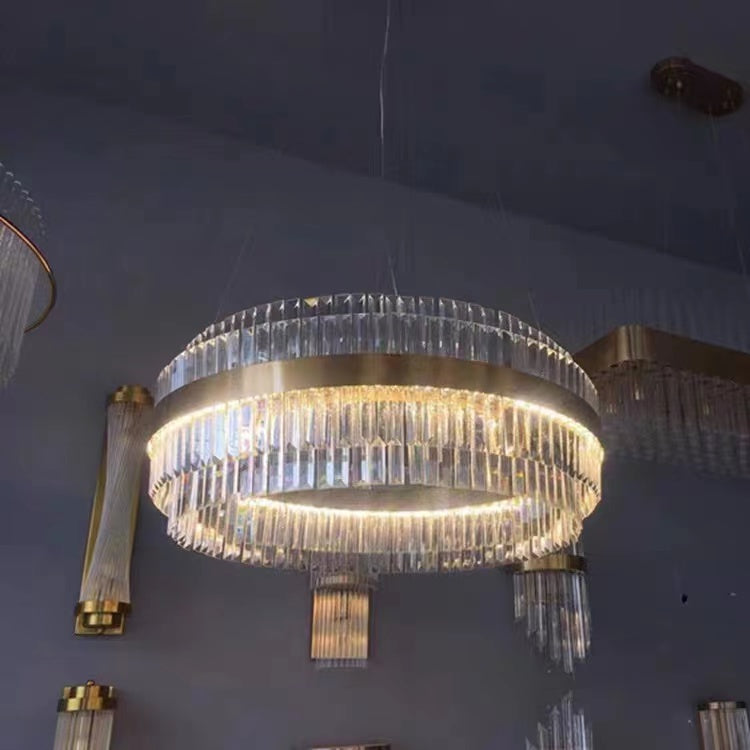 Modern Round Crystal Chandelier For Living Room/Bedroom