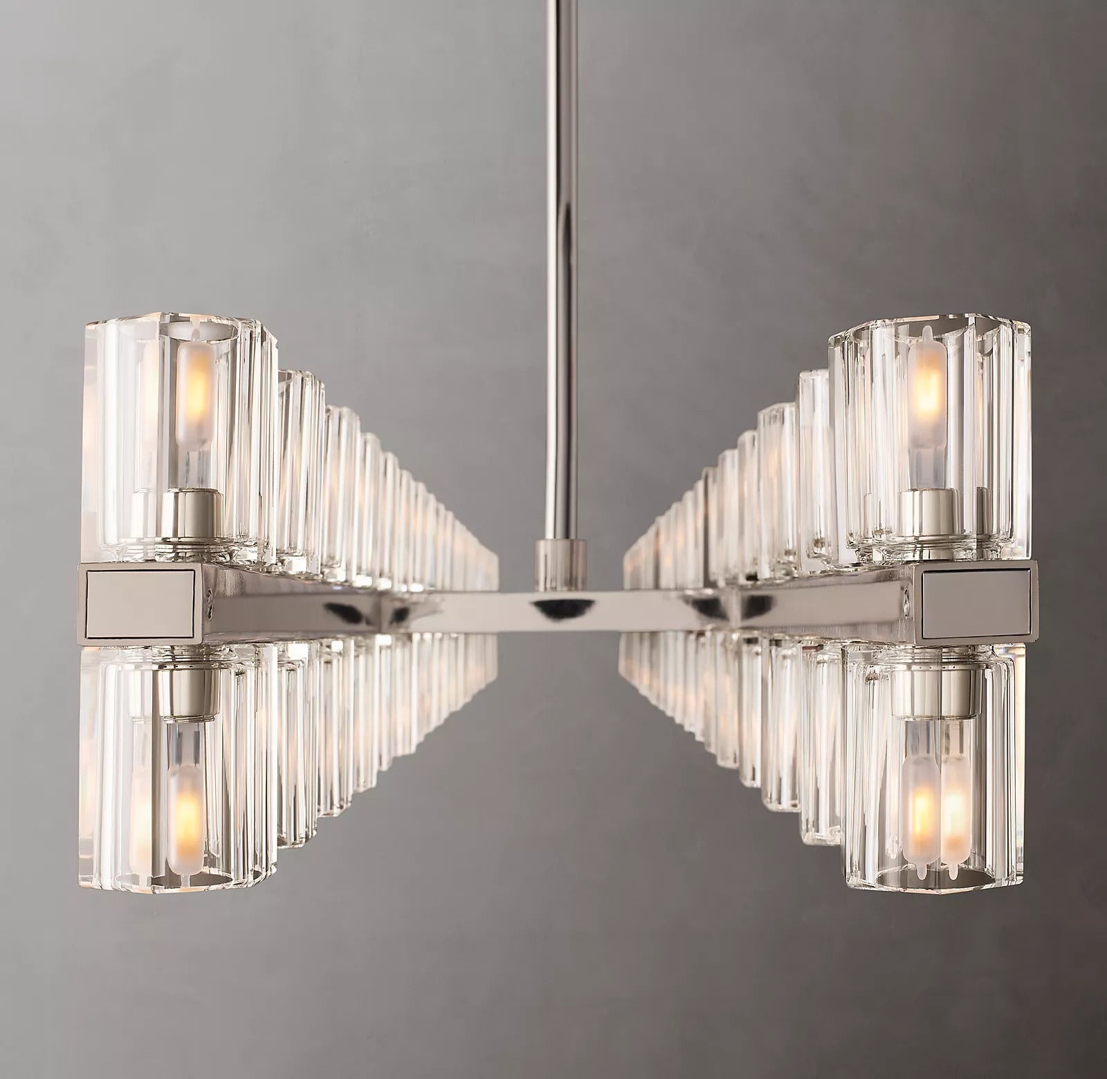 Arcachon Crystal Rectangular Chandelier 54" 72"