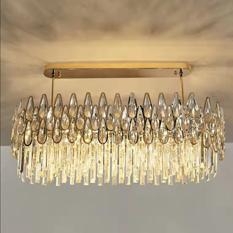 2024 New Arrival Crystal Chandelier Modern Living Room Ceiling Light