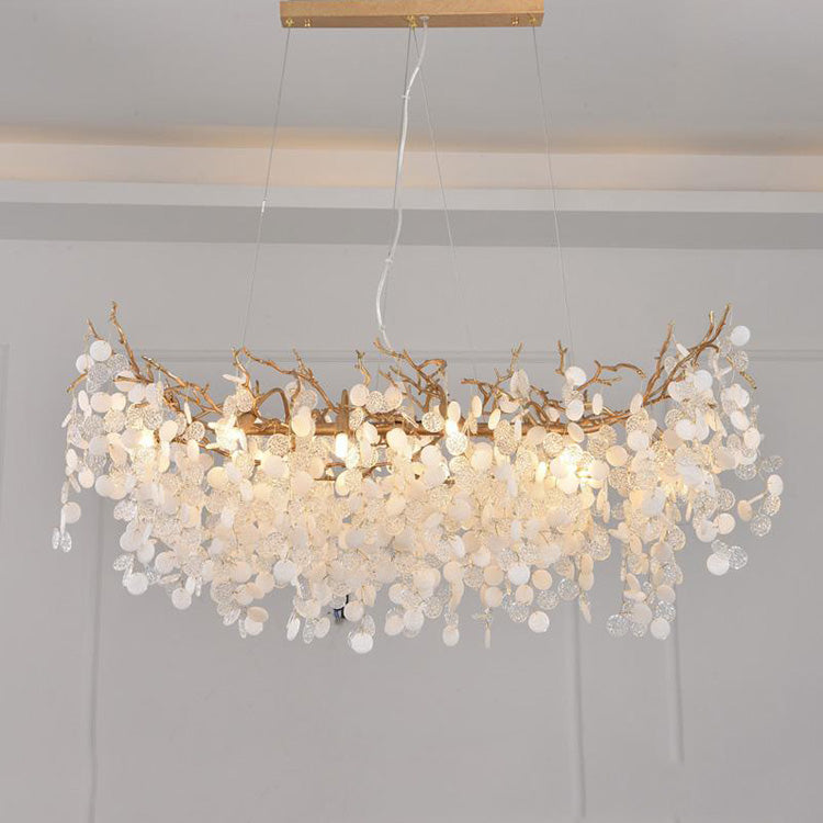 Zosia American Creative Brass Branch Chandelier, Modern Ceiling Lighting Chandelier for Living Room