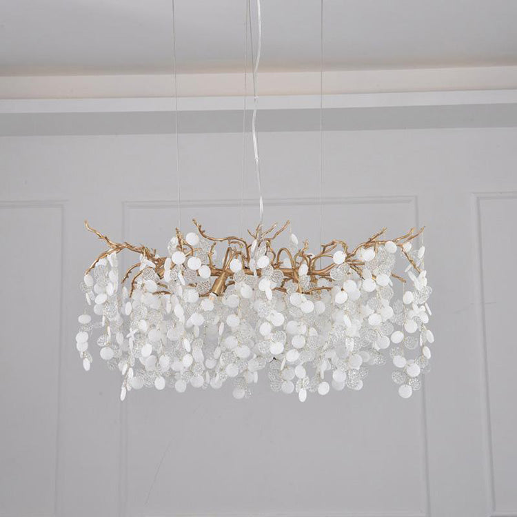 Zosia American Creative Brass Branch Chandelier, Modern Ceiling Lighting Chandelier for Living Room