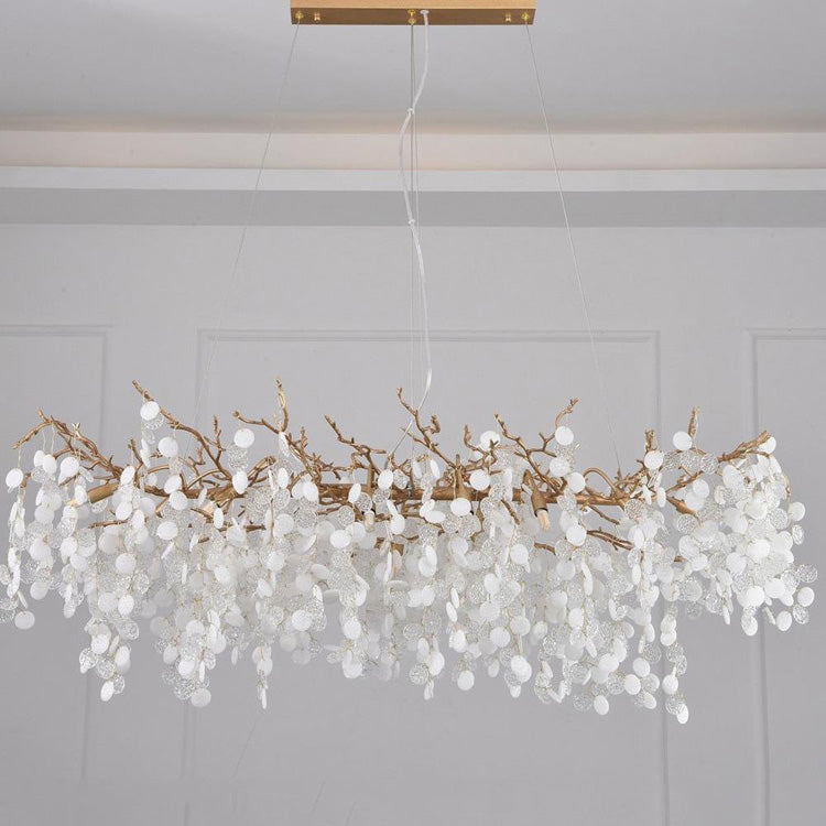 Zosia American Creative Brass Branch Chandelier, Modern Ceiling Lighting Chandelier for Living Room