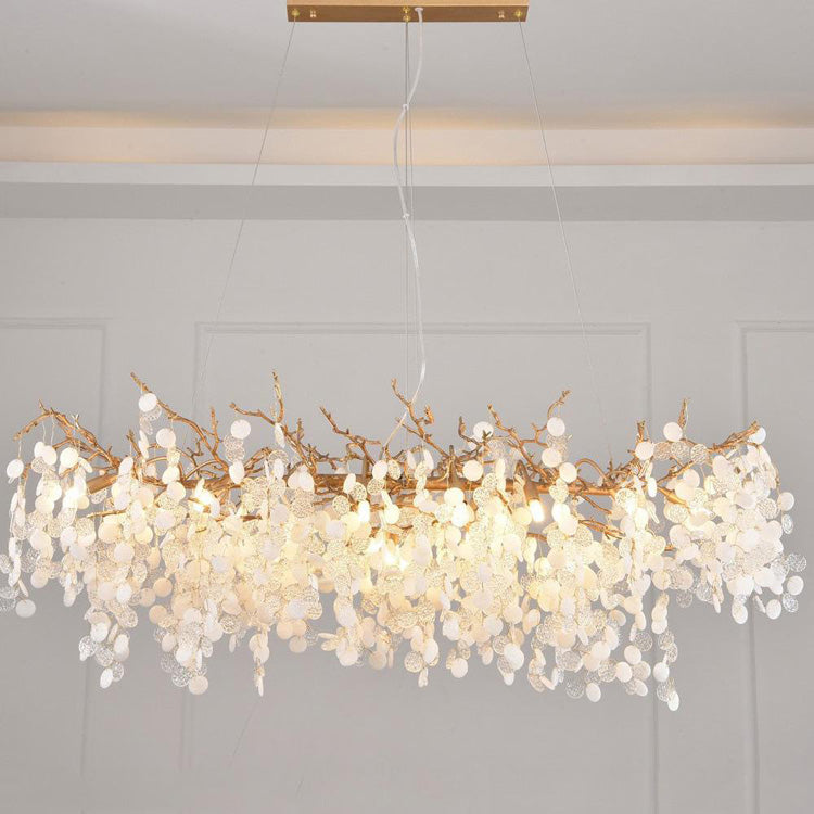 Zosia American Creative Brass Branch Chandelier, Modern Ceiling Lighting Chandelier for Living Room