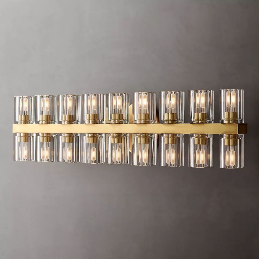 ARCACHON Crystal Wall Sconce 26"W